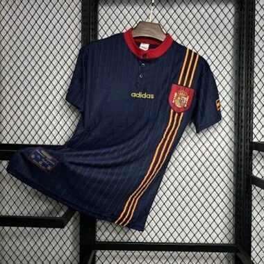 1996 Spain Away Retro Kit Vintage Shirt Sport