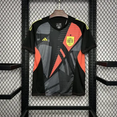 2024 Spain Black Goalkeeper Kit Sport AAAAJersey Yupoo