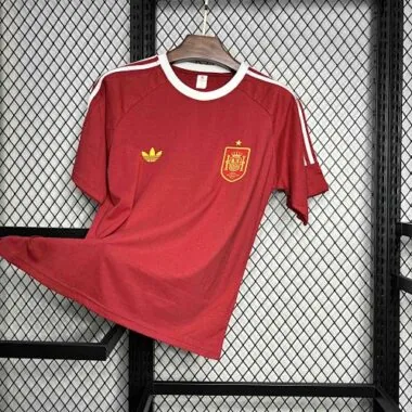 24-25 Spain Retro Style Red Kit