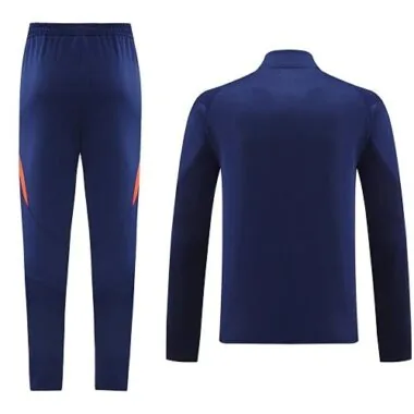 2024 Spain Long Sleeve Kits Navy Jacket Suits Soccer Jerseys
