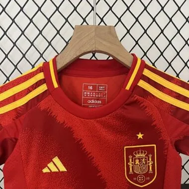2024 Spain Home Kid Kits Children Sets Football