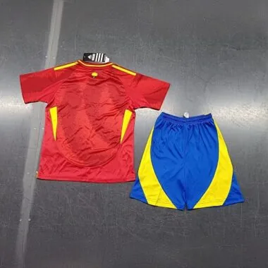 2024 Spain Home Kid Kits Children Sets Football