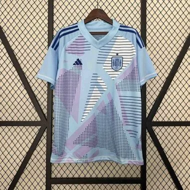 2024 Spain Goalkeeper Blue Kit Football AAAAJersey Yupoo