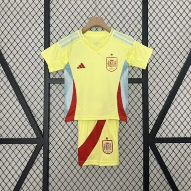 2024 Spain Away Kids Soccer Jerseys Yupoo Football AAAAJersey Yupoo