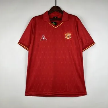 88-91 Retro Spain Home S-XXL Soccer Jerseys