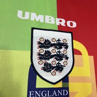95-96 England Retro GoalKeeper Long Sleeve Kit Vintage Shirt Soccer