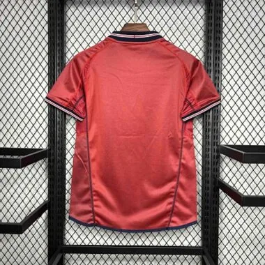 2002 England Away Retro Kit Double-Sided Uniform