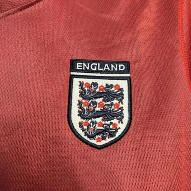 2002 England Away Retro Kit Double-Sided Uniform