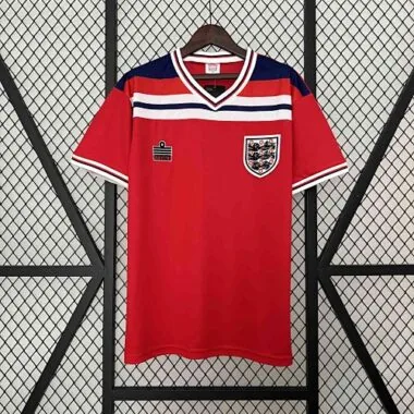 1982 England Away Retro Kit Football Uniform