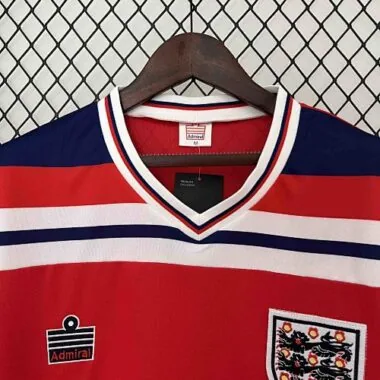 1982 England Away Retro Kit Football Uniform