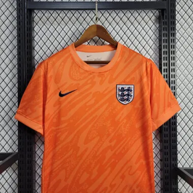 Divisa da portiere dell'Inghilterra 2024, maglia arancione UEFA Euro