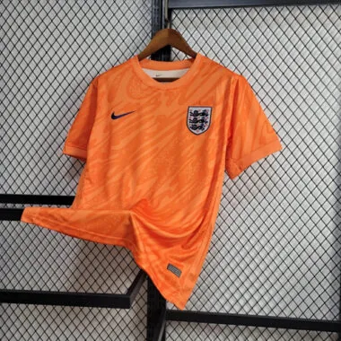 Divisa da portiere dell'Inghilterra 2024, maglia arancione UEFA Euro