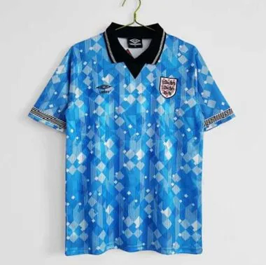 1990 England third away blue