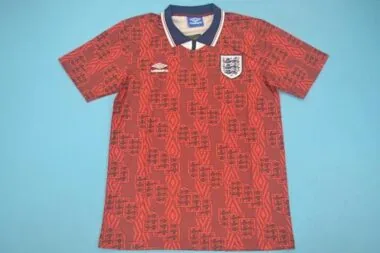 1994 England Auswärtstrikot in Rot