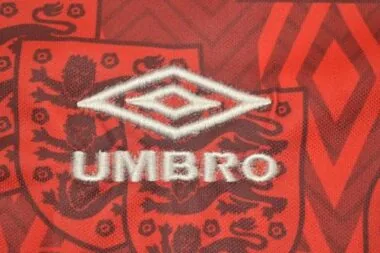 1994 England Auswärtstrikot in Rot