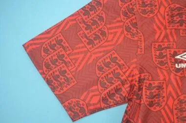 1994 England Auswärtstrikot in Rot