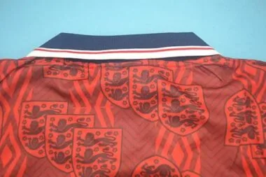 1994 England Auswärtstrikot in Rot