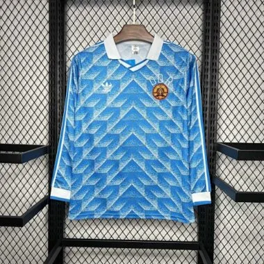 1988 East Germany Retro Long Sleeves Kit Vintage Shirt Sport AAAAJersey Yupoo