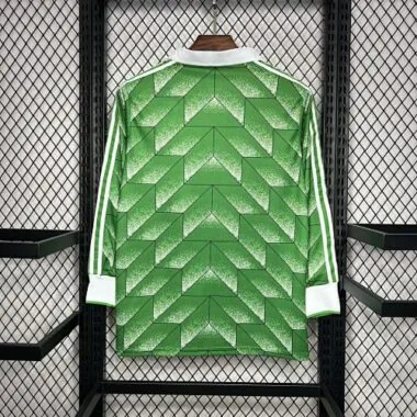 1990 Germany Away Retro Long Sleeve Vintage Shirt Sport