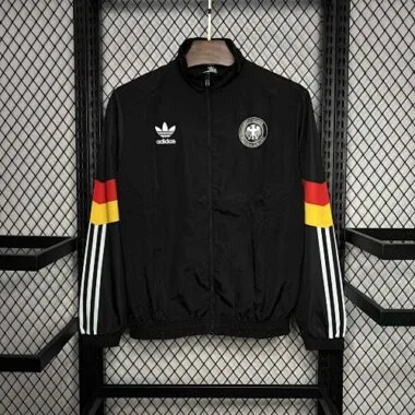 2024 Germany Originals Track Black Windbreaker Jacket AAAAJersey Supplier Yupoo