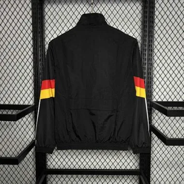 2024 Germany Originals Track Black Windbreaker Jacket