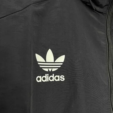 2024 Germany Originals Track Black Windbreaker Jacket