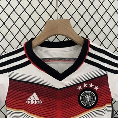 Equipamentos retro de futebol da Alemanha para crianças de 2014