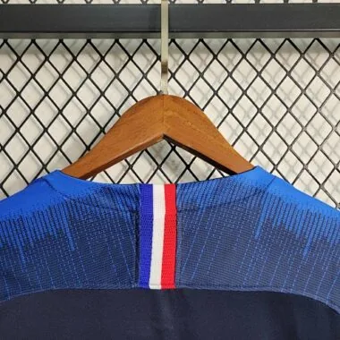 2018 Retro Long Sleeve France Home S-XXL