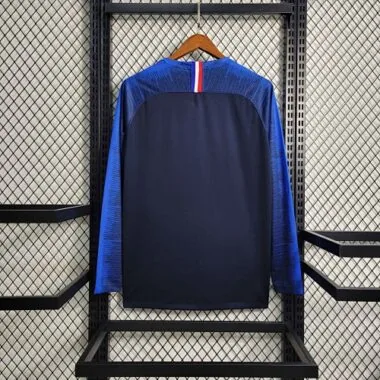 2018 Retro Long Sleeve France Home S-XXL