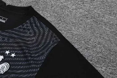 2021 France black goalkeeper long sleeve