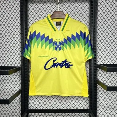 1995 Brazil Home Retro Corteiz Special Kit Vintage Shirt Soccer AAAAJersey Yupoo