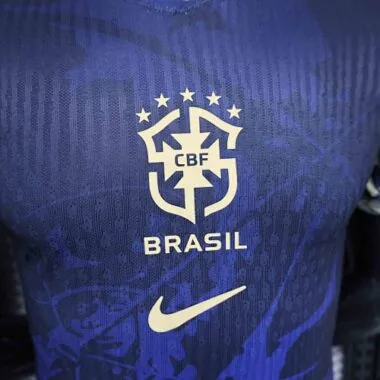 2024 Brazil Special Edition Navy Kit Player Version Shirt Sport