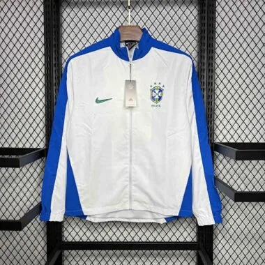 2024 Brazil White Windbreaker Jacket Sport