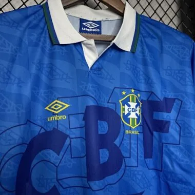 91-93 Brazil Away Retro Kit Vintage Shirt