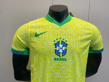 2024 Brazil Home Kit Player Version Shirt Jersey