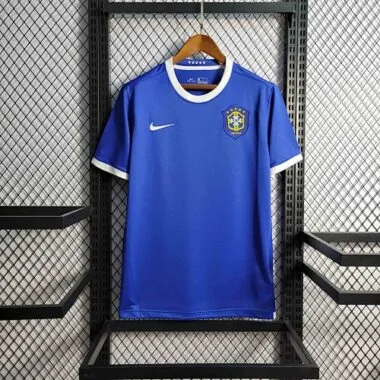 2006 Retro Brazil Away S-XXL Cheap Football Kit