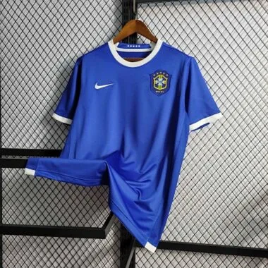 2006 Retro Brazil Away S-XXL Cheap Football Kit