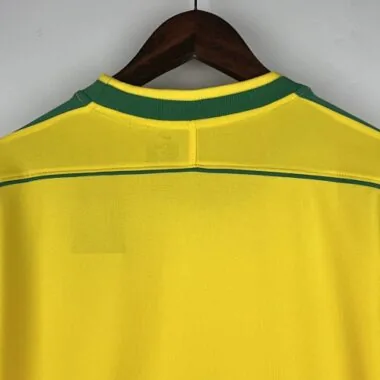 1998 Retro Long Sleeve Brazil Home S-XXL