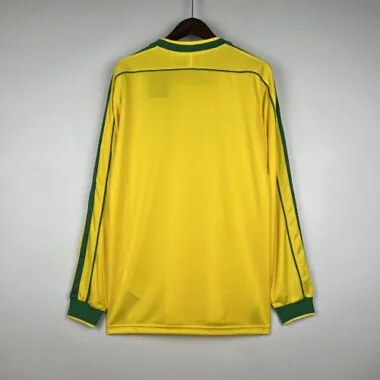1998 Retro Long Sleeve Brazil Home S-XXL