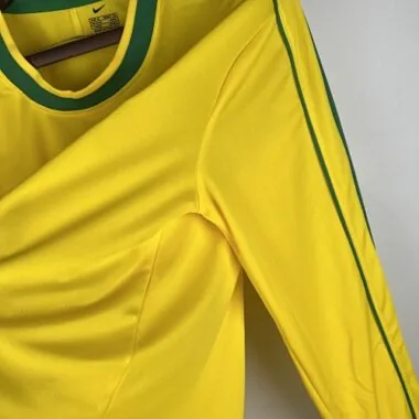 1998 Retro Long Sleeve Brazil Home S-XXL