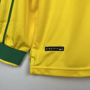 1998 Retro Long Sleeve Brazil Home S-XXL