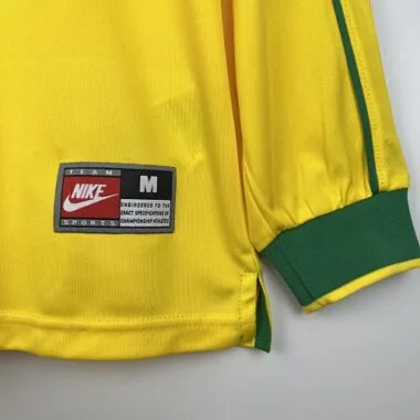 1998 Retro Long Sleeve Brazil Home S-XXL