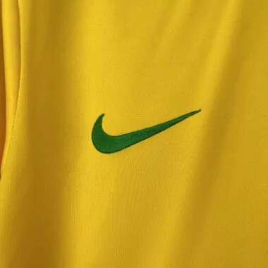 1998 Retro Long Sleeve Brazil Home S-XXL