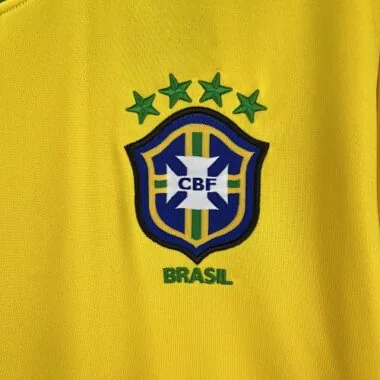 1998 Retro Long Sleeve Brazil Home S-XXL