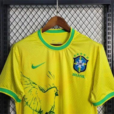2023 Brazil Yellow Pigeon Special Edition Kit Football