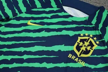2022 Brazil Training Jersey Green