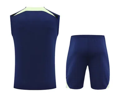 2022 Brazil vest Training Jersey blue