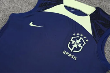 2022 Brazil vest Training Jersey blue