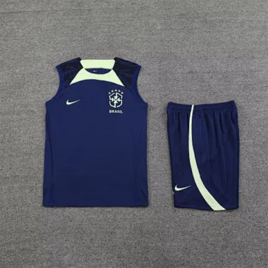 2022 Brazil vest Training Jersey blue