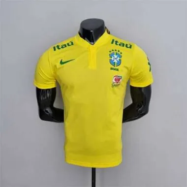Brazil Low Neck POLO yellow